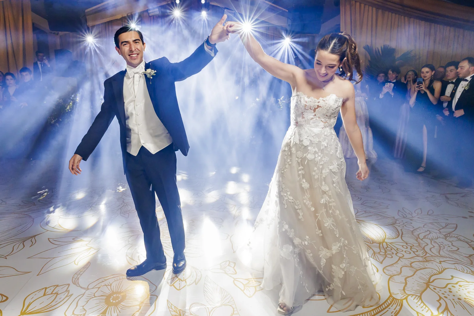 Maju and Martín on the dance floor
