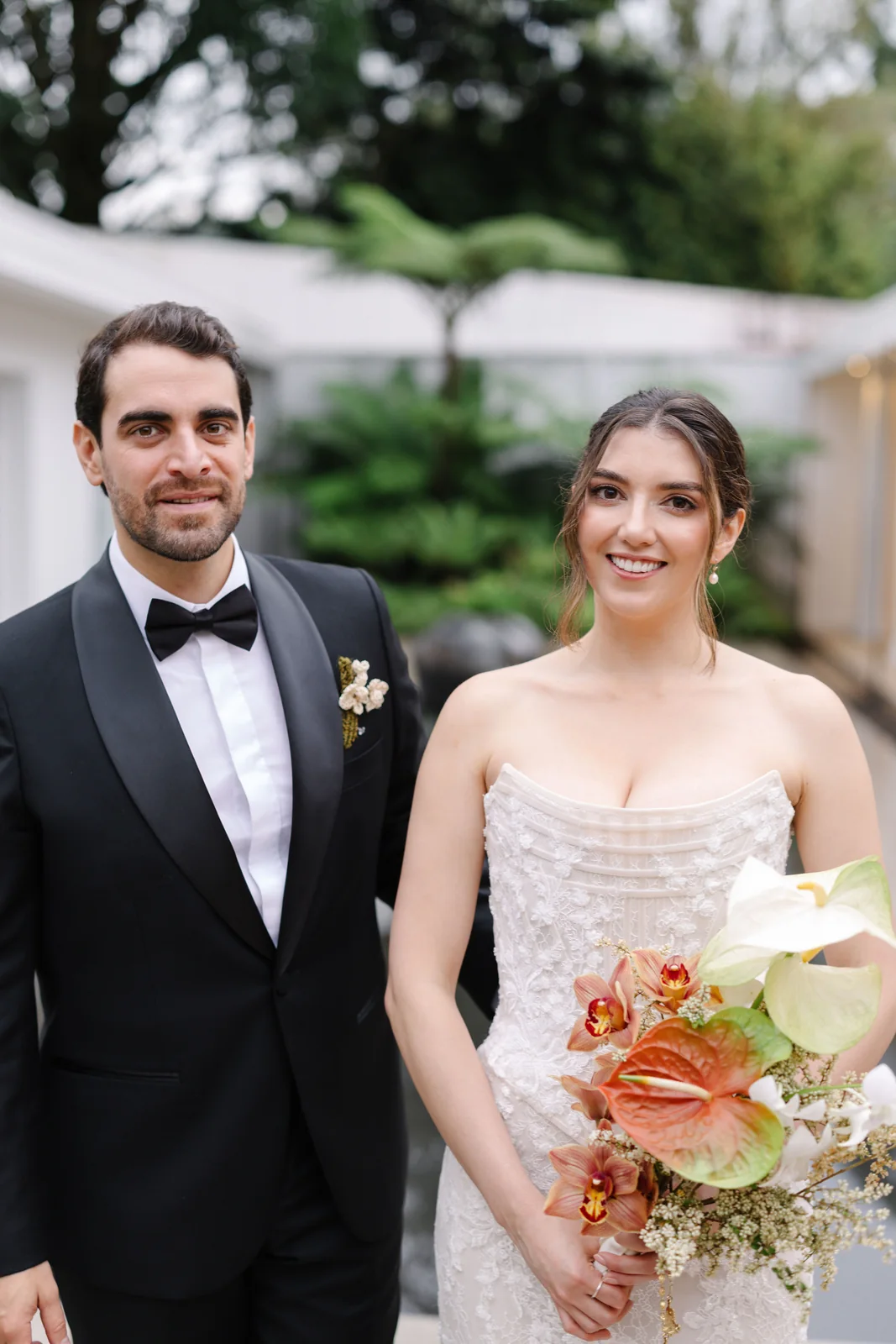 Vero and Andrés at their wedding